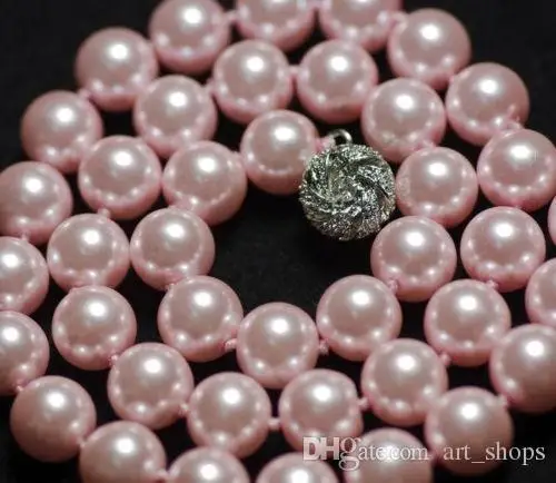 

AAA Beautiful 12mm Pearl SHELL Necklace 18''>>> free shipping