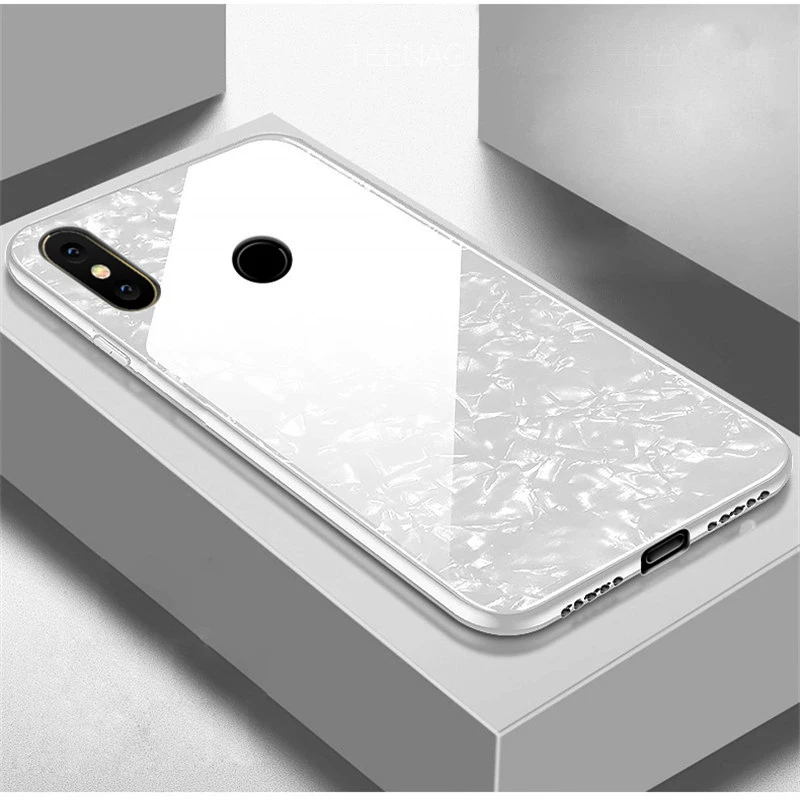Чехол для Xiaomi Mi 8 6X A2 Xiomi Redmi 5 Plus Note Pro задняя крышка из закаленного стекла