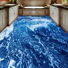 Обои для ванной комнаты, современные, минималистичные, водонепроницаемые, утолщенные, самоклеящиеся, виниловые