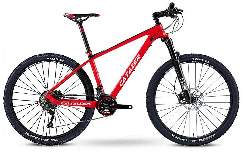 Catazer карбоновый горный велосипед 1" /19" 2" карбоновая рама 29er колеса 20 скоростей Профессиональный MTB велосипед дисковый тормоз велосипед