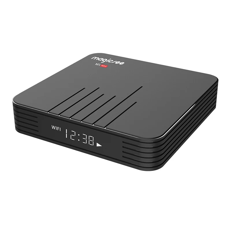 Magicsee N5 Max 4 ГБ/64 Гб ТВ приставка Android 9 0 2 г/5G двухдиапазонный Wi Fi Bluetooth Media Player 1000 м 8K