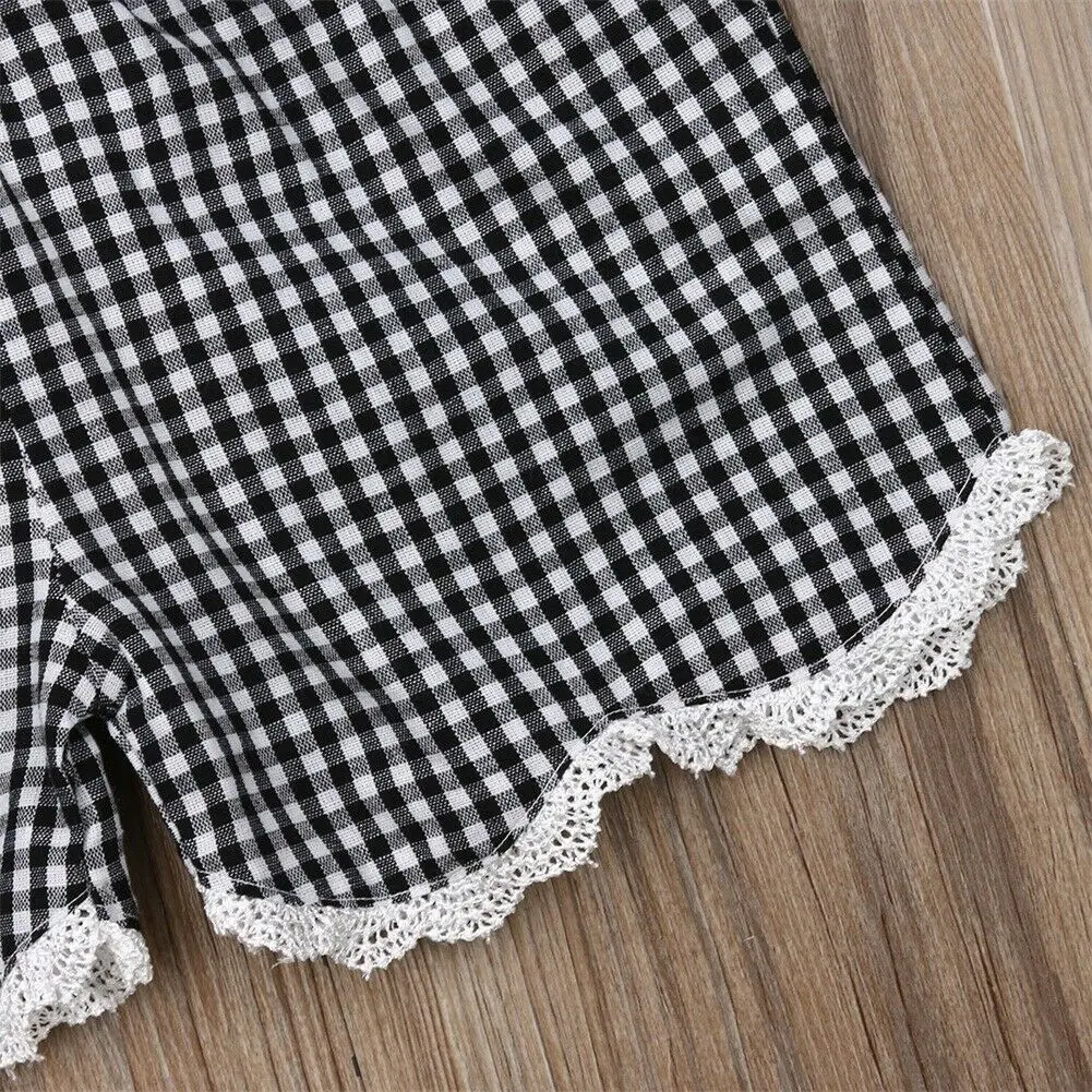 2019 Детская летняя одежда детский летний комбинезон для маленьких девочек