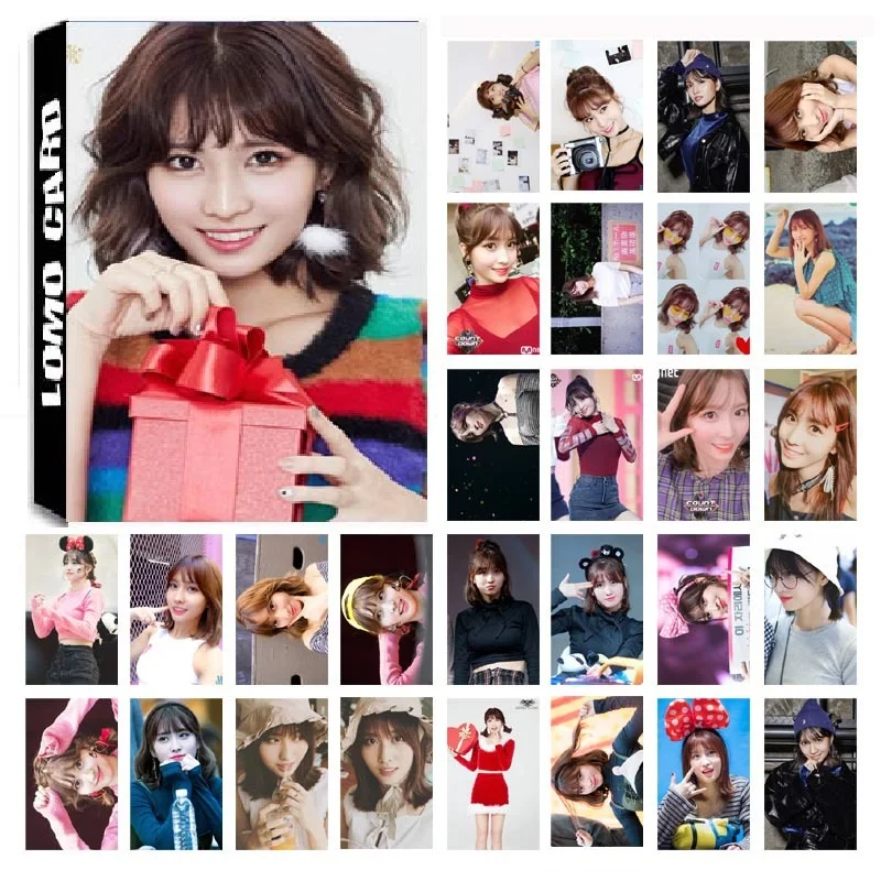 Новинка 30 шт./компл. фотооткрытка KPOP Twice Girls MOMO альбом 03 HD из ПВХ самодельная