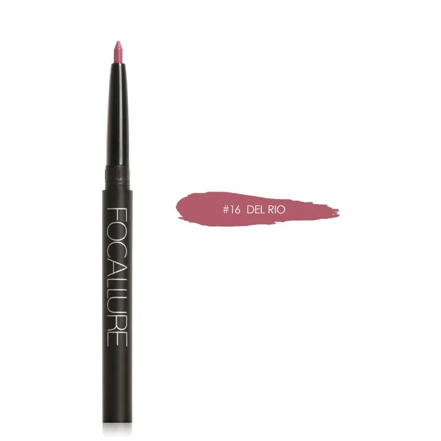 Focallure 19 цветов lipliner ручка Профессиональный водонепроницаемый Контурный карандаш для губ для женщин сексуальная матовая помада Косметические Карандаши - Цвет: Сливовый