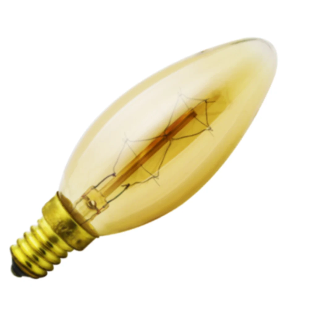 XINYANSEE C35 E14 40W 220 240V Диммируемые Ретро Винтажные вольфрамовые лампы лампа