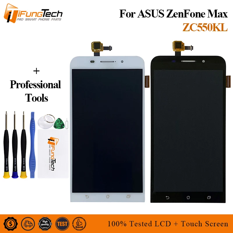 Оригинальный ЖК экран IPS 5 дюйма для ASUS Zenfone Max ZC550KL Z010DA дисплей сенсорный