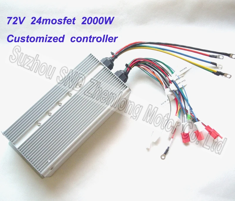 24 МОП-транзистор для двигателя бесщеточный контроллер BLDC 72V 2000W для электрического велосипеда/заказной e-контроллер скутера G-K032
