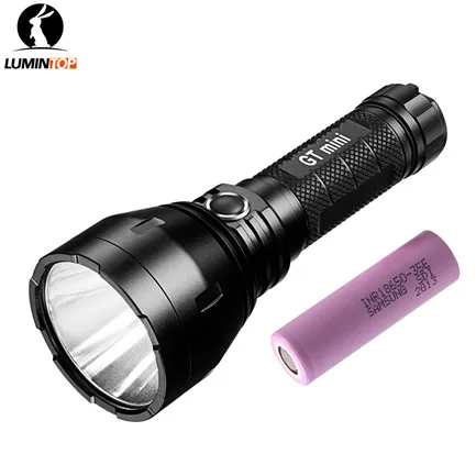 Lumintop GT мини длинный Rang Flashligh Kit 17 Вт 4.5A CREE XHL NW/CW Макс 1200 люмен дальность луча 750 м 135, 000cd уличный фонарь - Испускаемый цвет: GTmini 3500mAh