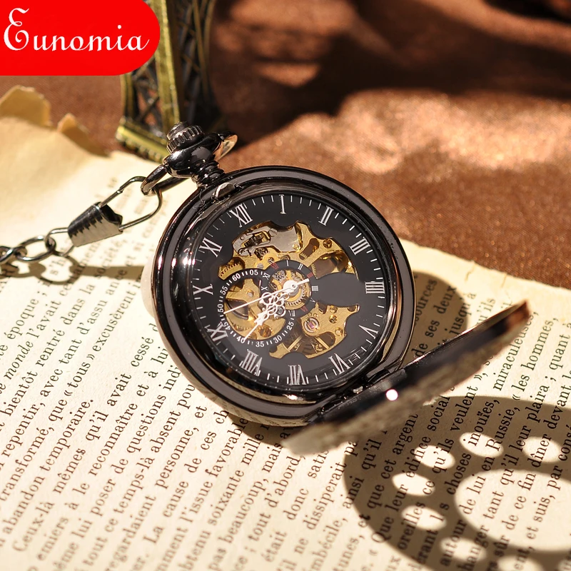 Круглые каркасные карманные часы в стиле стимпанк винтажные новый дизайн
