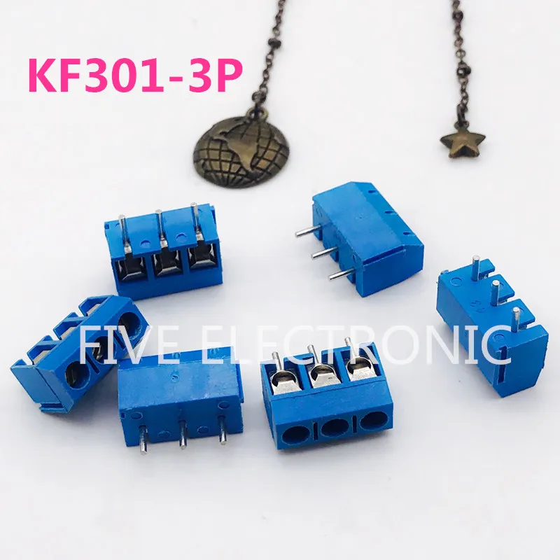 Клемма KF301-2P KF301-3P синяя шаг: 5 08 мм клеммы PCB Сращивание | Обустройство дома