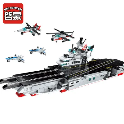 LegoINGS 643 шт. военная армейская авиационная эсминец авианосец оружие модели