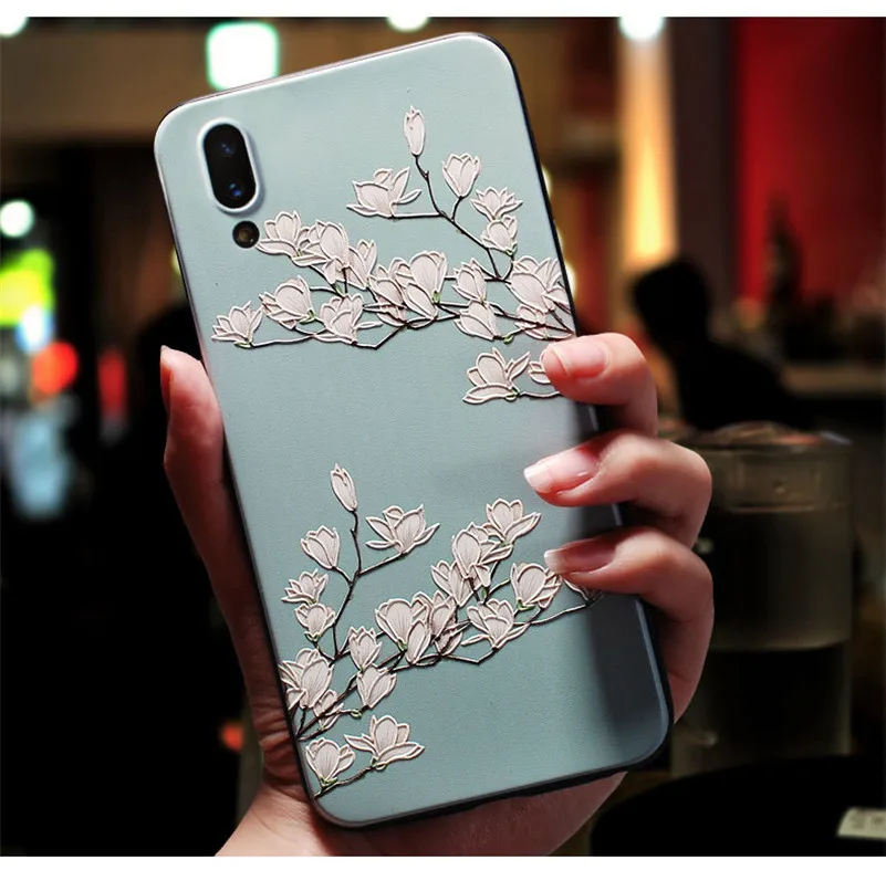 Роскошный 3D силиконовый чехол для iPhone 6 7 6S 8 Plus 5S SE X XS MAX XR противоударный цветочный чехол для телефона для iPhone7 5 Чехол для девочки