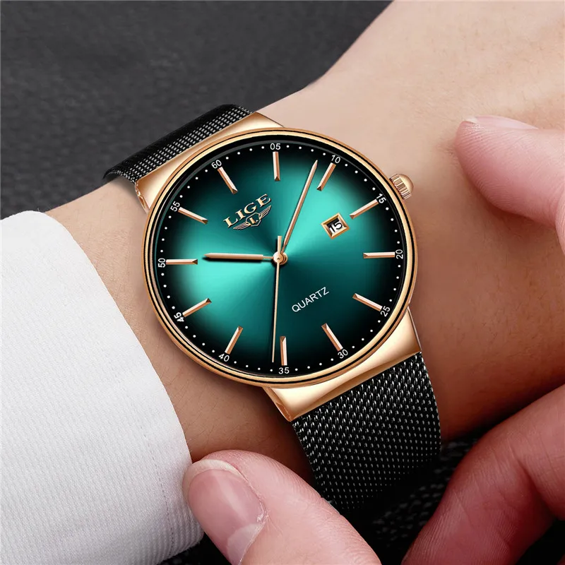 

Relogio Masculino LIGE Sports Mens Watches Top Brand Luxury Waterproof Fashion Cool Watch Men Ultra Thin Dial Quartz Wristwatch