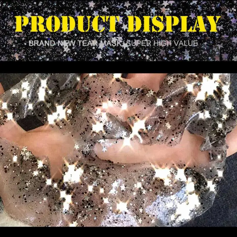 Маска для удаления черных точек светящаяся блестящая золотая маска лица