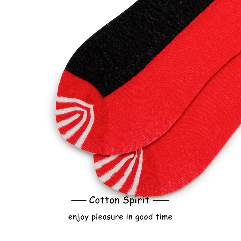 Мужские хлопковые носки Bendu Повседневные Дышащие в стиле хип-хоп Happy Street Прямая