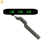 Штампы для маркировки CSJA, штампы из стали 14K 18K 24K для мужчин и женщин, ювелирные изделия, кольца, браслет ожерелье с пряжкой, оптовая продажа, E178