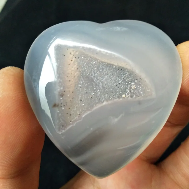 Натуральные камни и кристаллы cristal Сердце Агат Кристалл кластер домашний декор пальмовый камень очень красивый - Цвет: X1 06