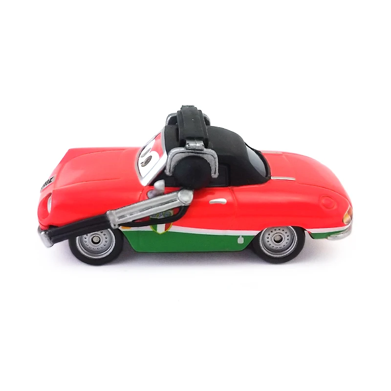 Disney Pixar Автомобили Francesco's Crew главный Guiseppe Motorsosi 1:55 литья под давлением Металл
