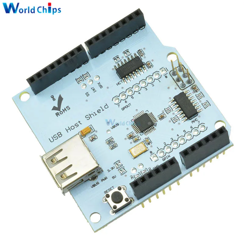 USB-хост Shield 2 0 для Arduino MEGA ADK совместимый с Google Android | Электронные компоненты и