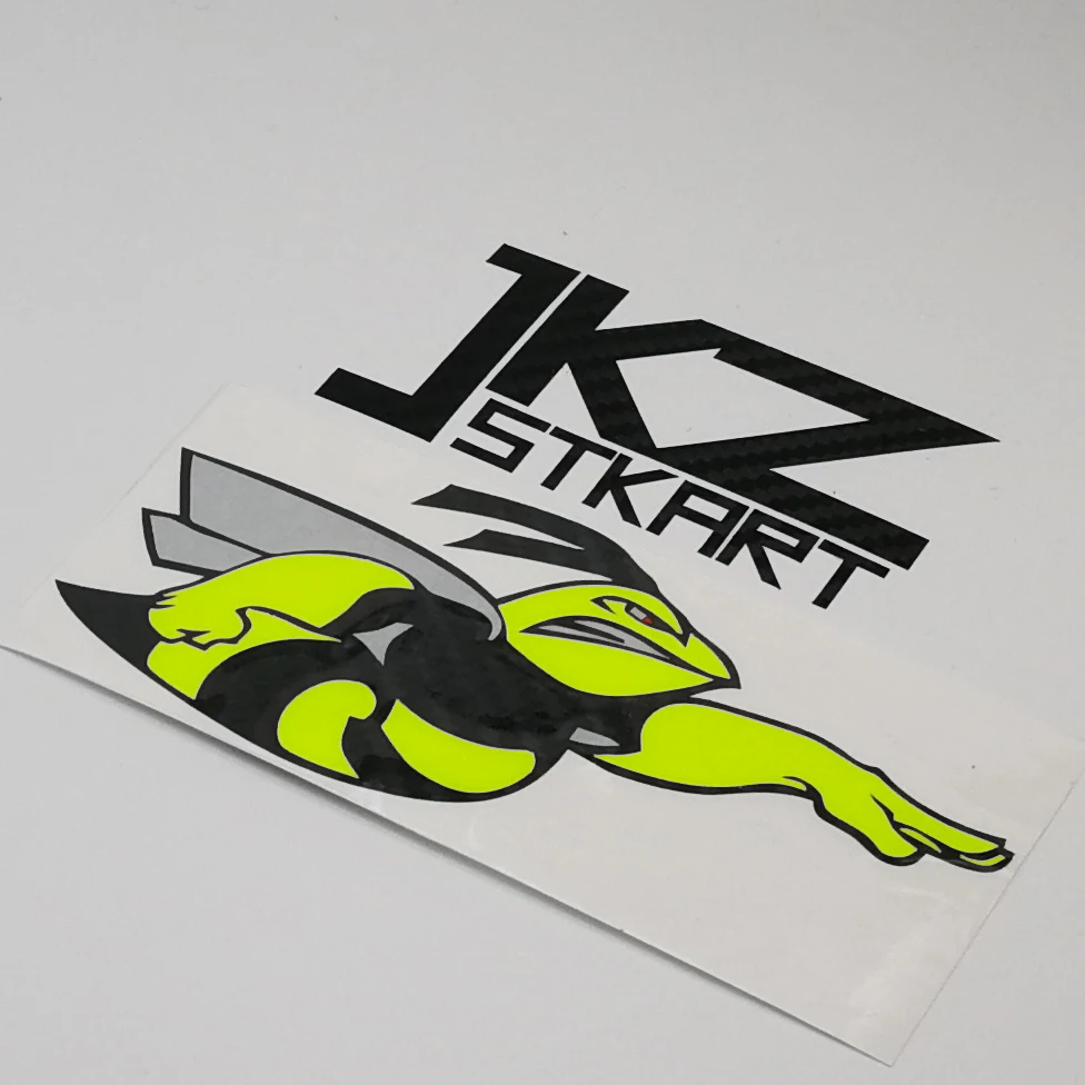 JKZ STKART виниловые высечки многослойные наклейки Мультяшные агрессивные пчелы ATV