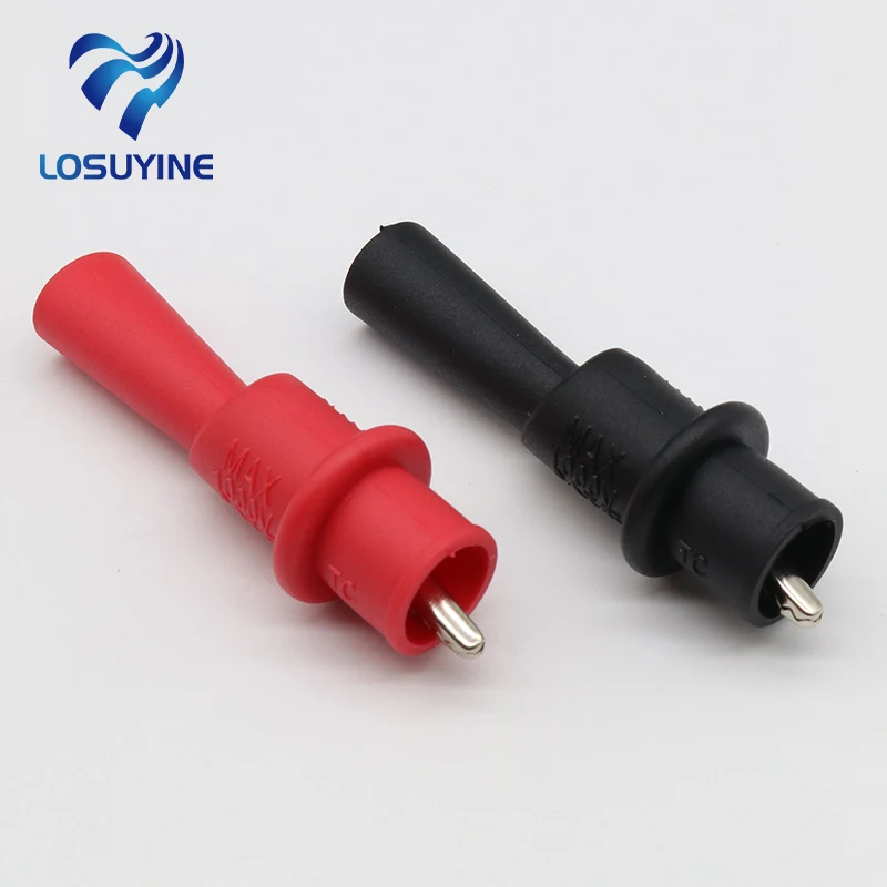 1 пара зажим для мультиметра|crocodile test clip|alligator crocodilealligator clip clamp |