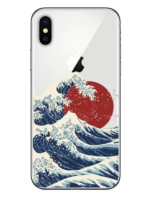 Жесткий чехол для телефона из ПК с надписью The Great Wave off Kanagawa Van Gogh Starry Night IPhone 10 5 6 6S