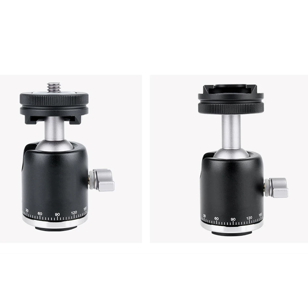KAKAFOTO 360 панорамный шаровой головкой мини штатива w 1/4 ''Универсальный Холодный
