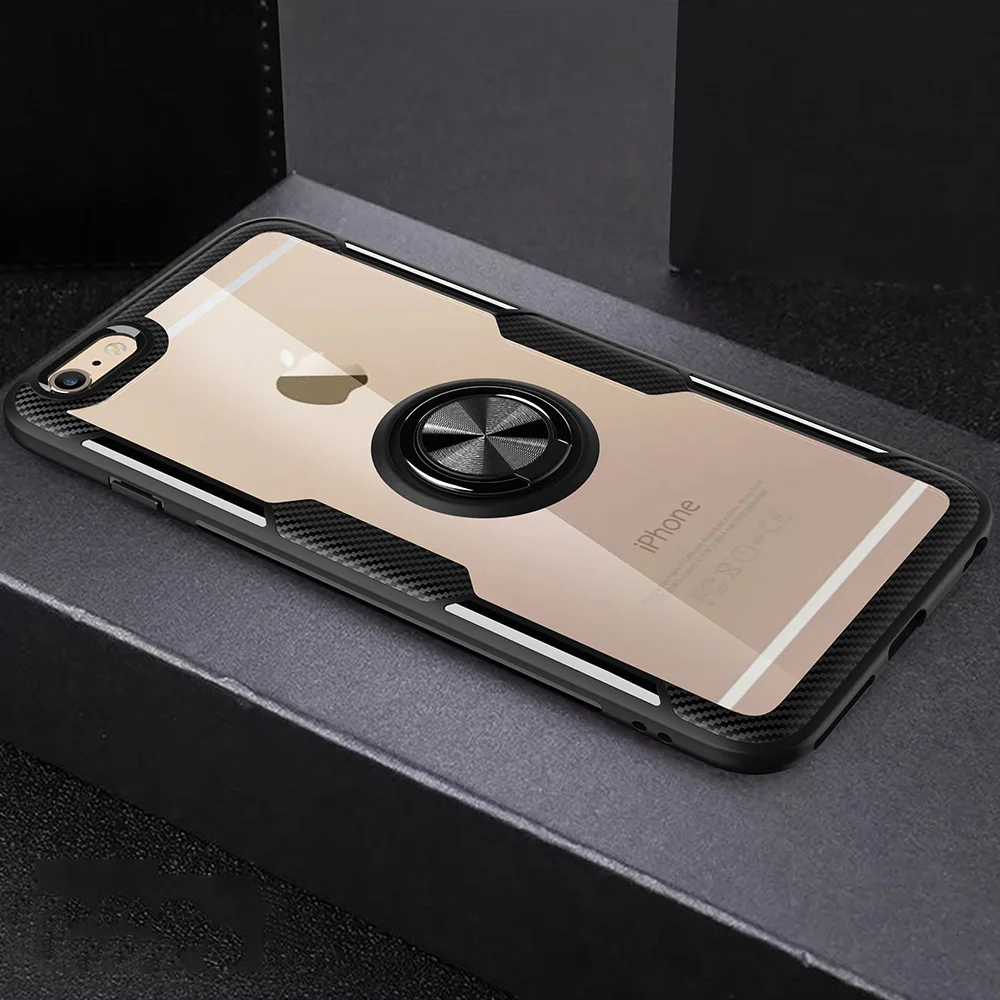 Прозрачный Магнитный чехол для телефона iPhone XR Xs Max X 8 7 6S 6 Plus из закаленного стекла