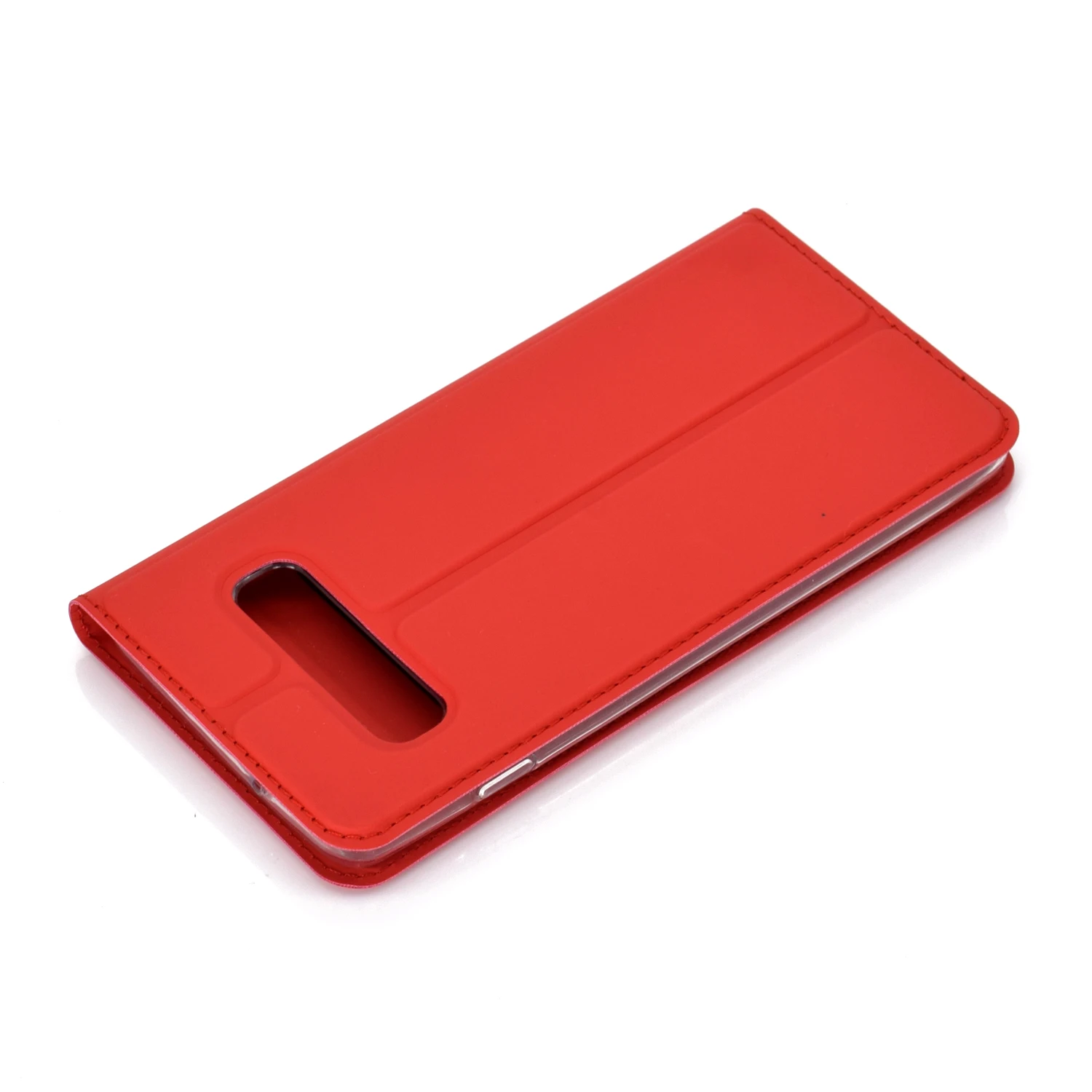 Ультратонкий Мягкий чехол-книжка из гладкой кожи на магните для samsung Galaxy S10 S9+ S8 A50 A70 A8 держатель для карт с подставкой