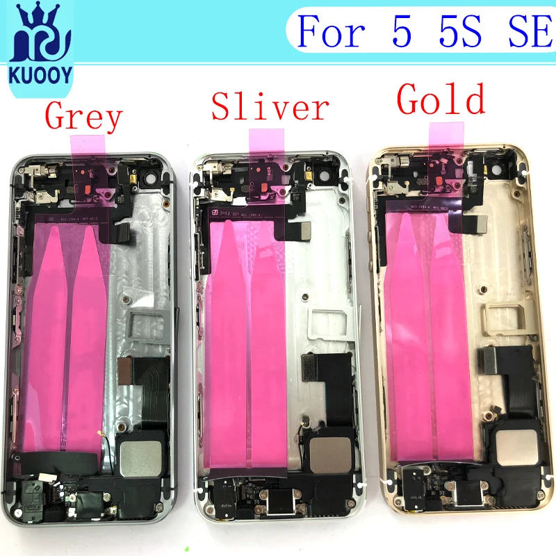 Новый 5S 5G SE чехол на заднюю часть батареи для IPhone 5 5SE панель задней панели со