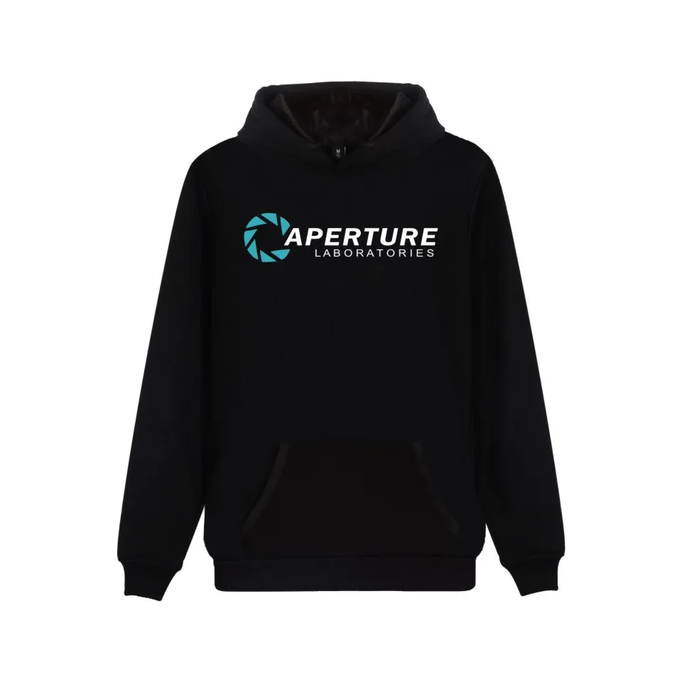 Толстовка с капюшоном Aperture Science Games Мужской Повседневный пуловер Laboratories