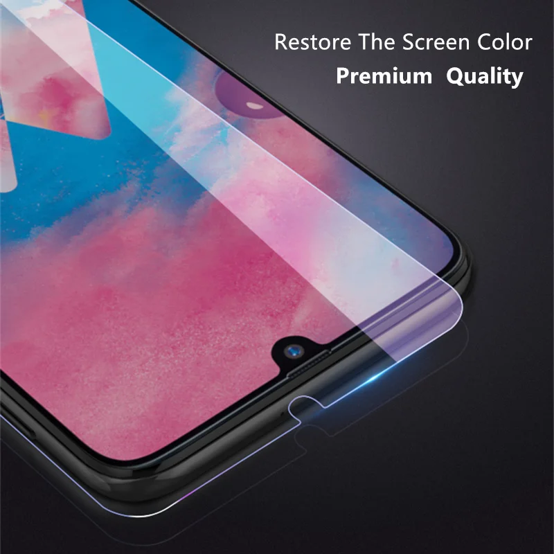 Protector de pantalla para Samsung Galaxy M30, cristal templado para tel&eacute;fono, 2 uds.-1