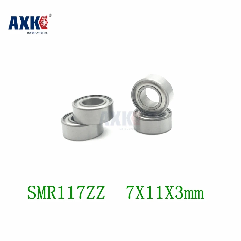 Smr117zz Abec 1 (10 шт.) 7x11x3 мм Миниатюрные шарикоподшипники из нержавеющей стали