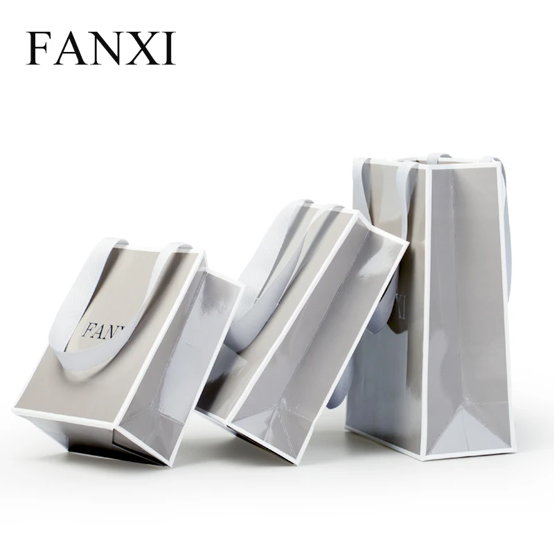 FANXI 12 шт./лот Ювелирное кольцо ожерелье браслет часы подарочные бумажные пакеты