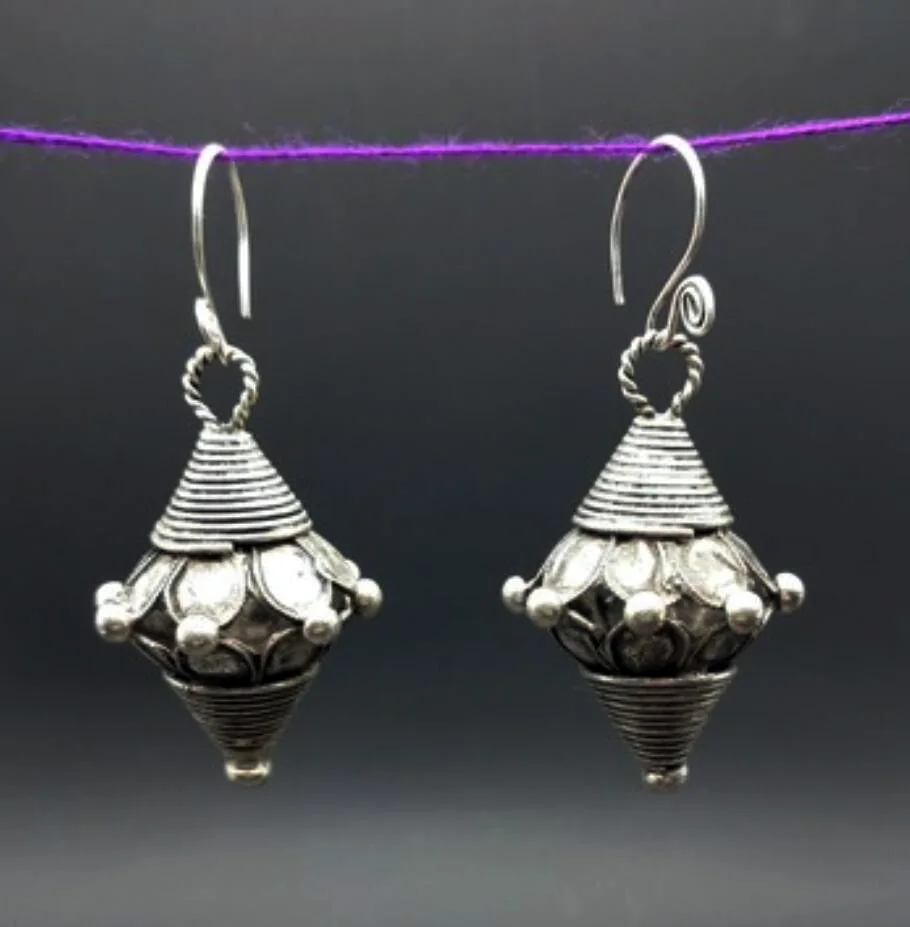 Горячая Распродажа новинка бесплатная доставка 100% серебряные серьги ручной