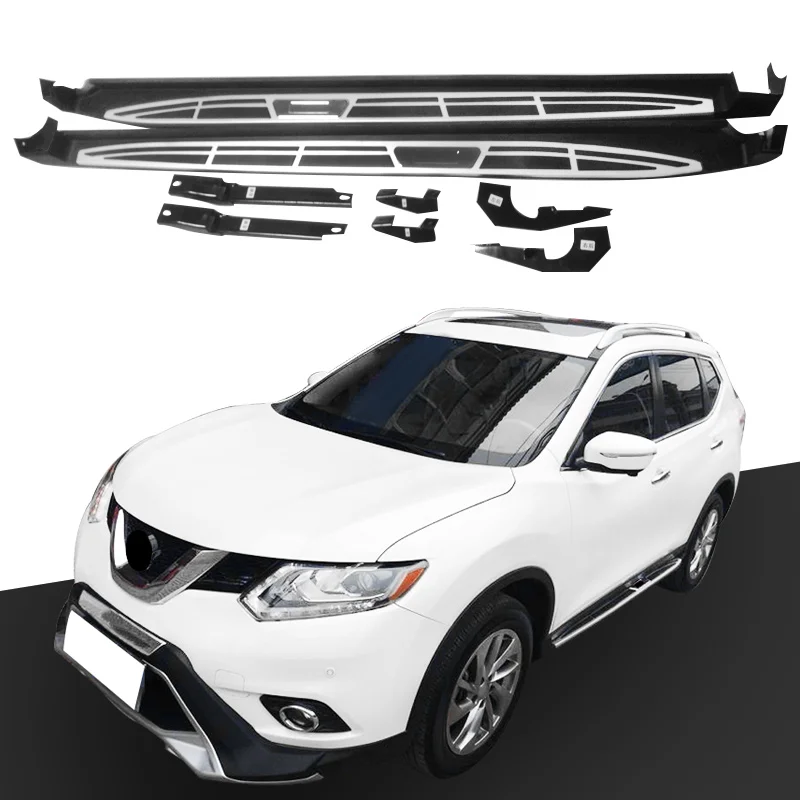 Ходовая доска боковая ступень Подходит для Nissan X-Trail Rogue 2014-2020 Nerf Bar Platform Iboard |