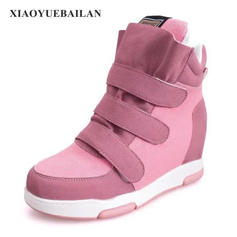 Новинка 2017 года женские ботинки на низком каблуке сезон зима осень Повседневная