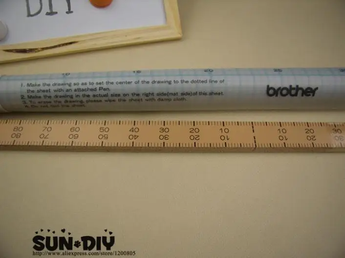 Бесплатная доставка измерительные весы и лист для рисования вязальных машин BROTHER