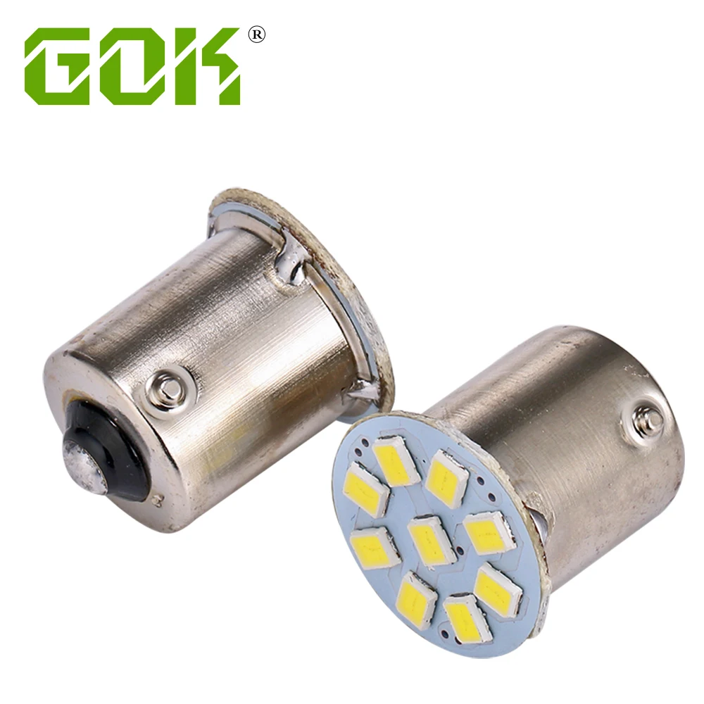 20 x Авто Led 1156 LED BA15S P21W S25 9 led 2835 внешний свет автомобиля грузовика Trail тормоза
