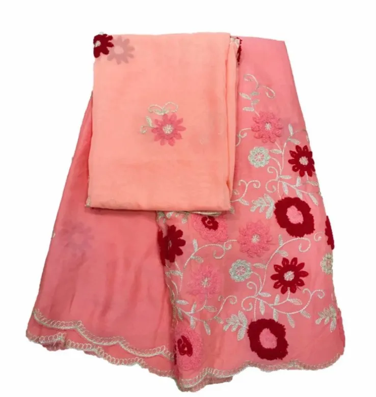 2019 последние швейцарское хлопчатобумажное кружево качество ткани розовый