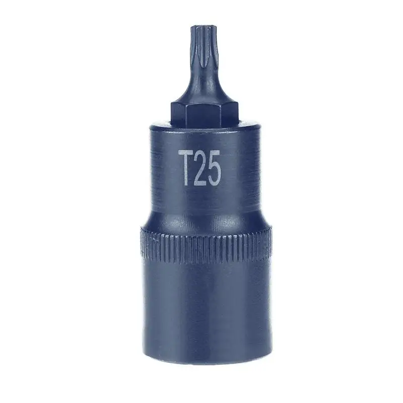 Набор торцевых насадок для отверток Torx 1/2 переходников T20 T25 T27 T30 T35 T40 T45 T50 T55 T60 T70 |