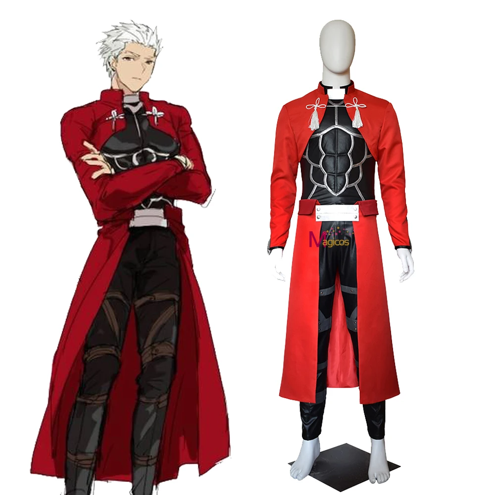 Игровой костюм Fate Stay night Archer Emiya косплей костюмы Хэллоуин Аниме высокого качества