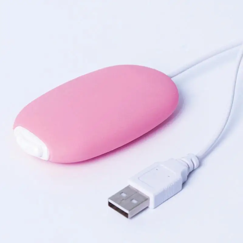 Pink Мини USB грелка для рук перезаряжаемая зимняя ручная нагревательная плита карманное портативное зарядное устройство портативное двойное Отопление электрическая плита грелка - Цвет: Pink