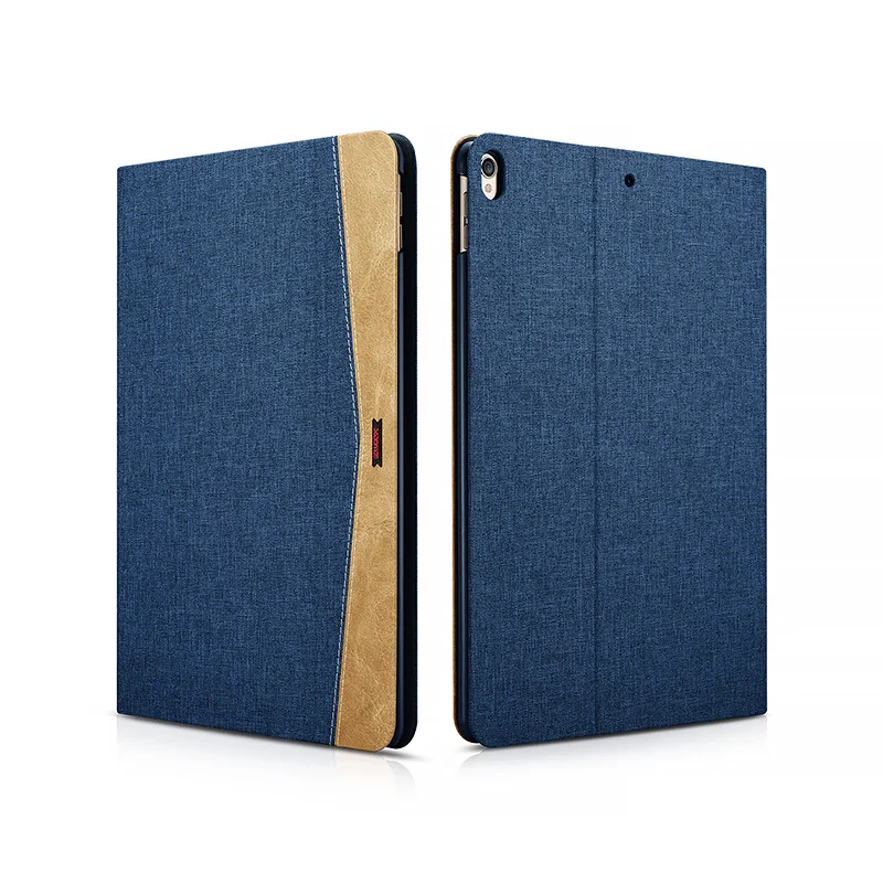 (Синий) XOOMZ бренд для iPad Pro 10 5 чехол простая ткань + PC Folio Case Erudition Складная подставка