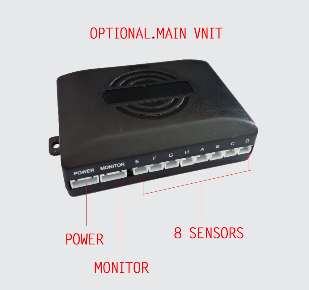 8 Sensors Car LED Parking Sensor Assistance Reverse Backup Radar Monitor System Backlight Display for free shiping | Автомобили и