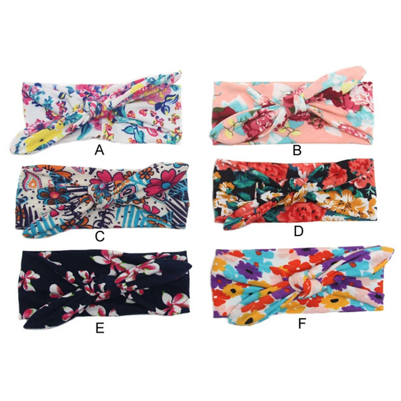 Новинка Детский Малыш новорожденный младенец богемный кролик уши тюрбан Узелок