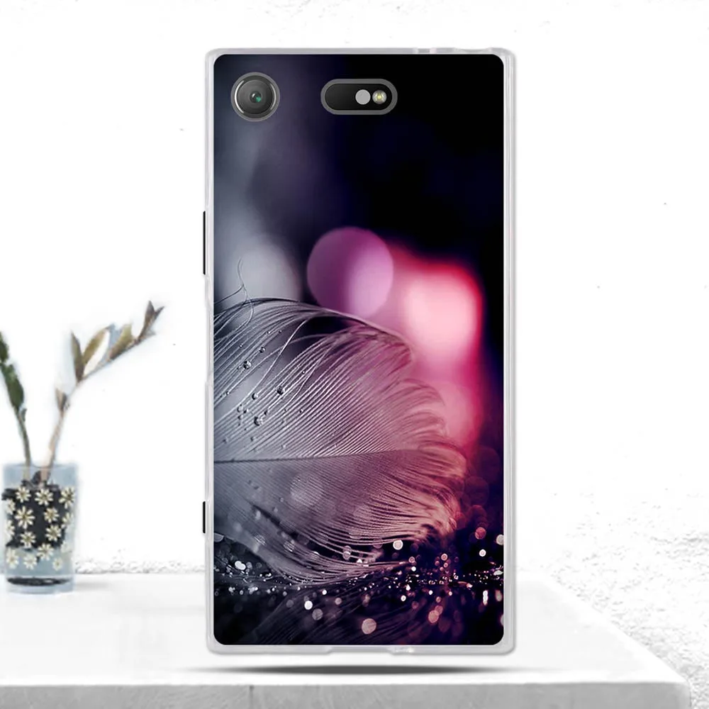 Чехол из ТПУ для Sony Xperia XZ1 компактный чехол мягкий силиконовый роскошный с