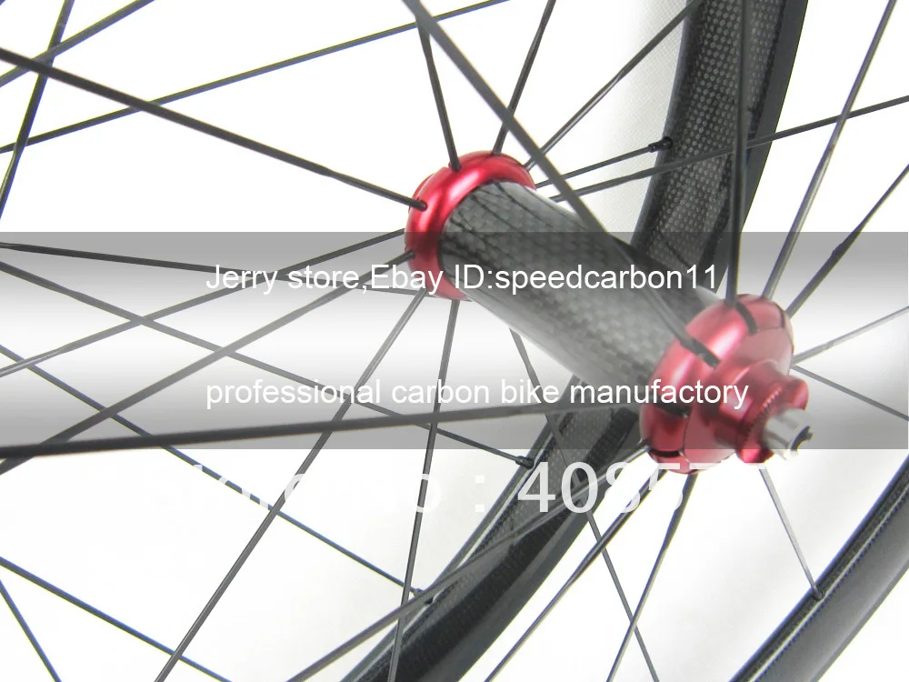 Новый дизайн прямой углерод тяги колеса титановый материал 50 мм Глубокий клинчер