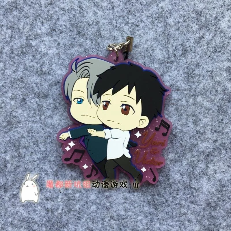 Юрий! На льду аниме Nikiforov Victor Katsuki Yuuri Plisetsky Yuri 2nd Ver резиновый брелок | Игрушки и