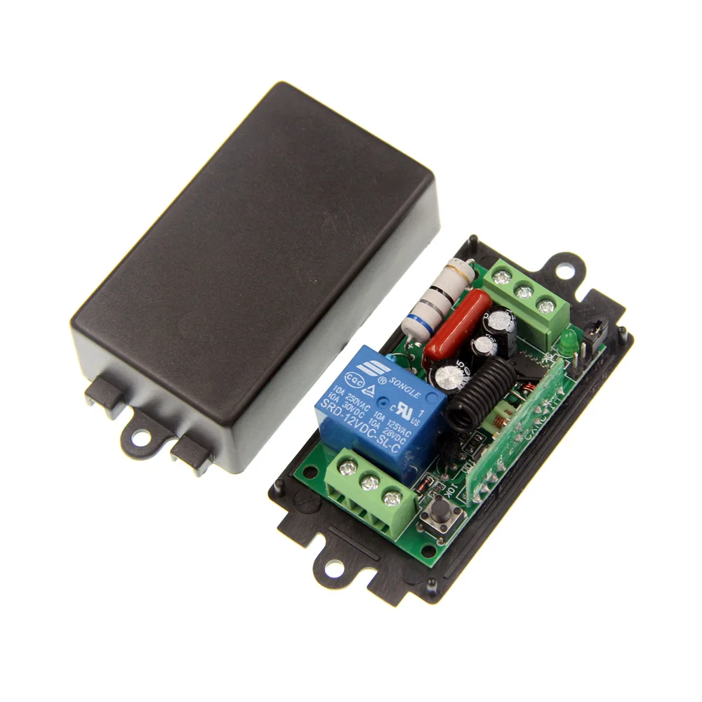 AC 220V 110V 1 CH 1CH RF беспроводной светодиодный светильник с дистанционным управлением